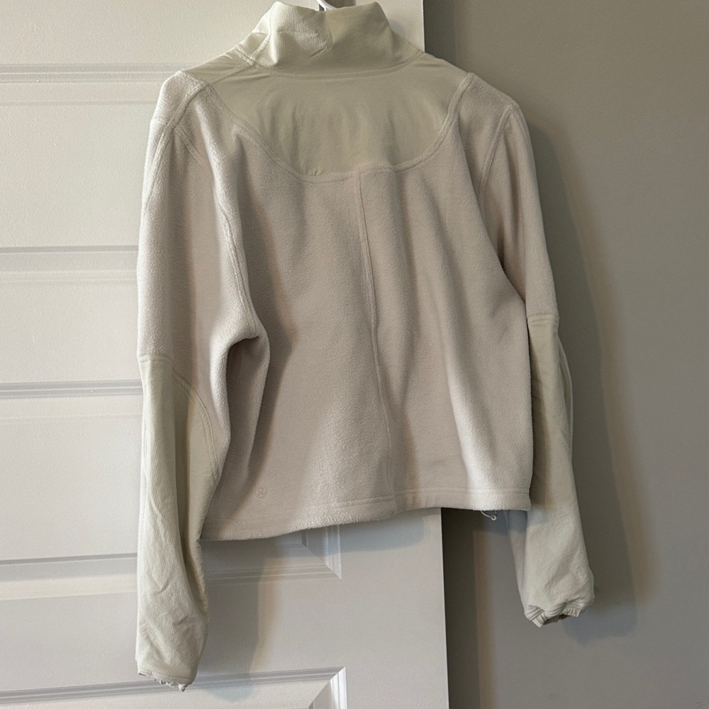 Lululemon Athletica Cream Half-Zip fleece - Picture 3 of 3